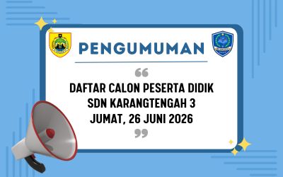 Rekapitulasi Calon Peserta Didik Baru s.d. Jumat, 26 Juni 2026